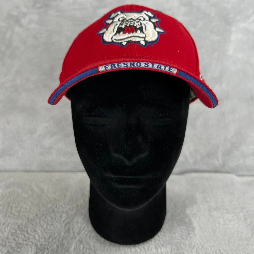 Zephyr Fresno State Bulldogs Hat Red NCAA College Football Baseball Strapback